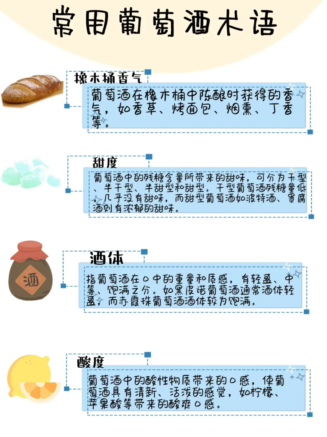 标题?葡萄酒小白必知术语，秒变品酒达人！