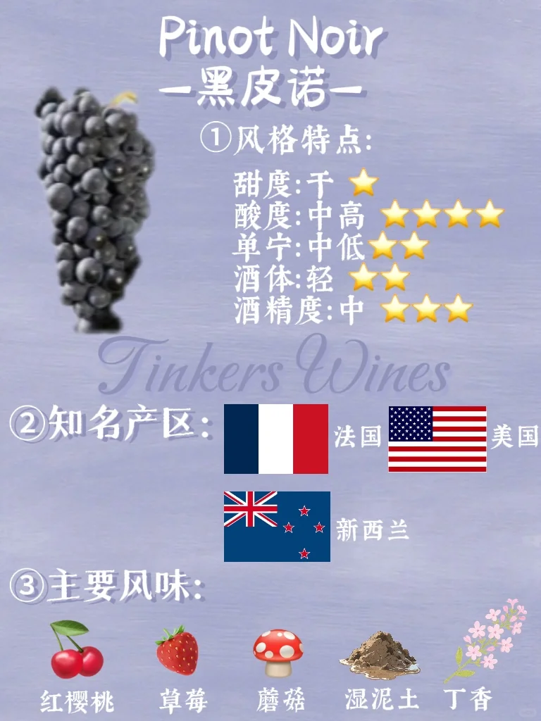 酿酒葡萄?上千种，看完这篇你就懂❗️
