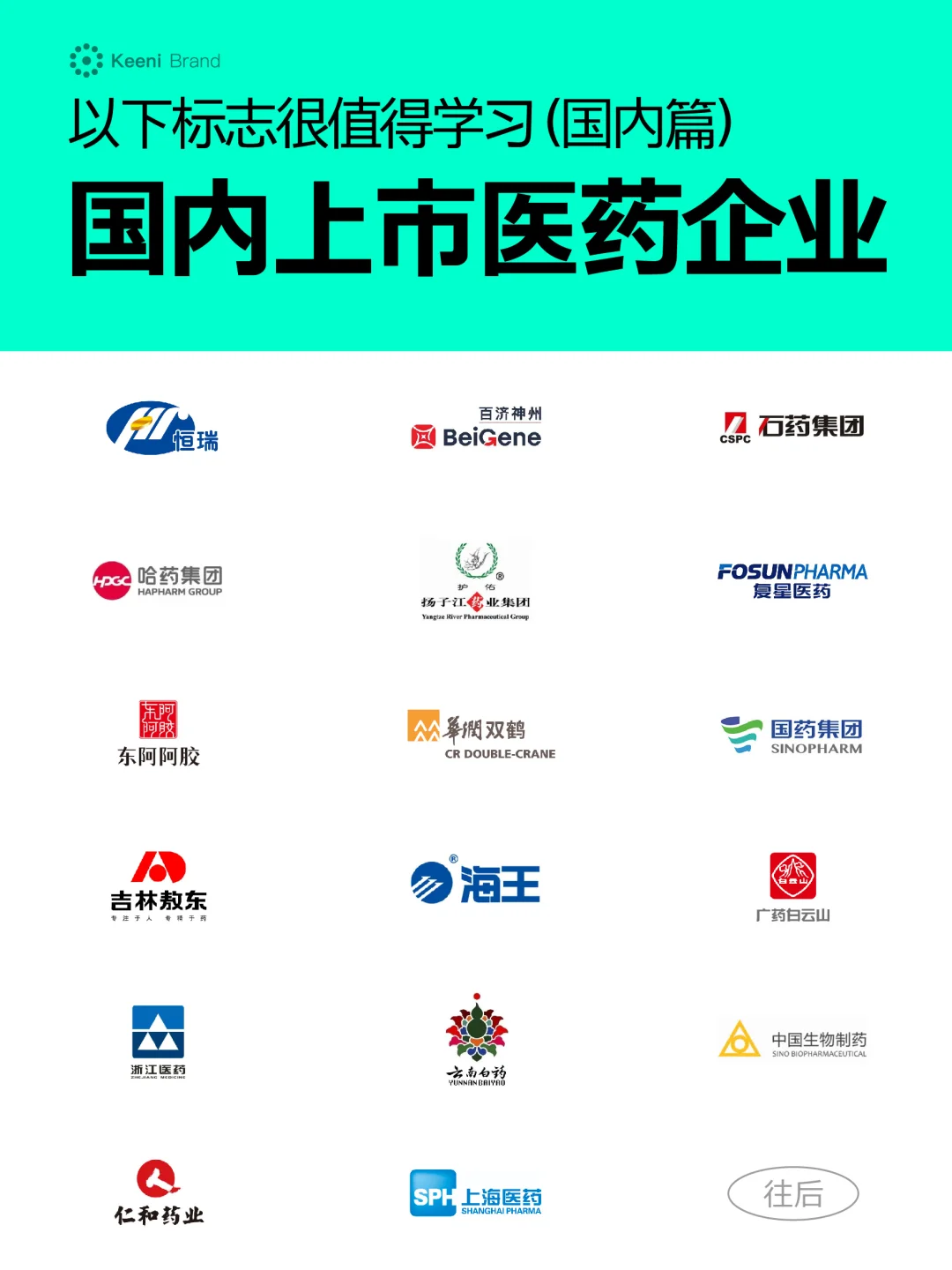 ???国内上市医药企业标志大合集