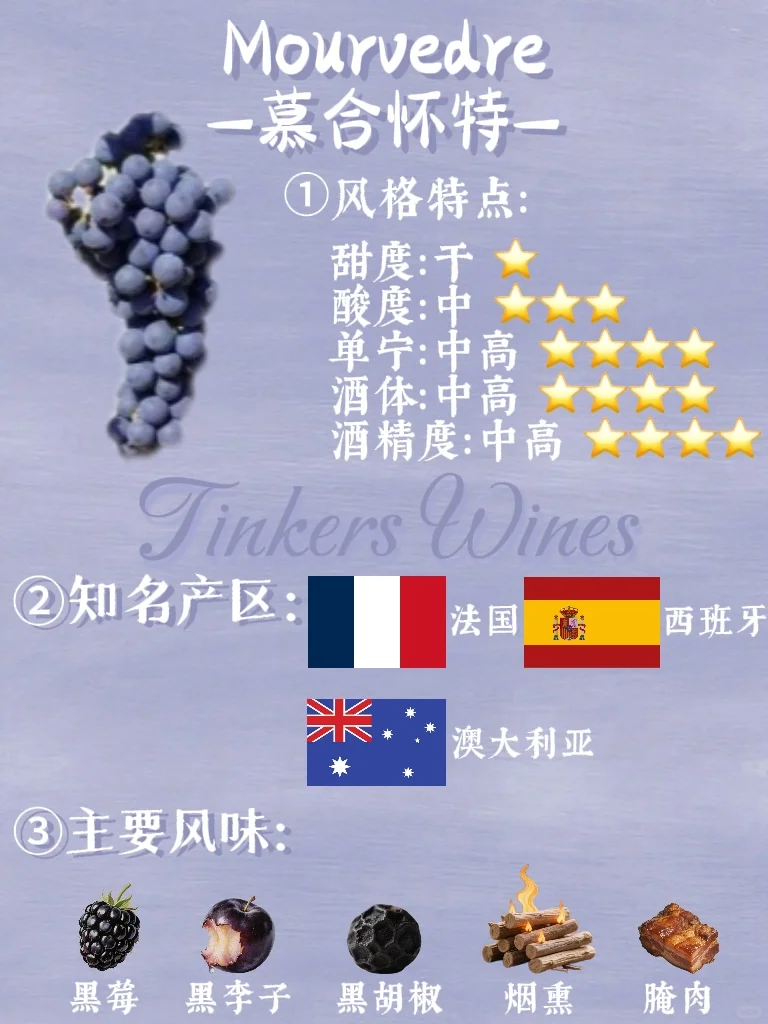 酿酒葡萄?上千种，看完这篇你就懂❗️