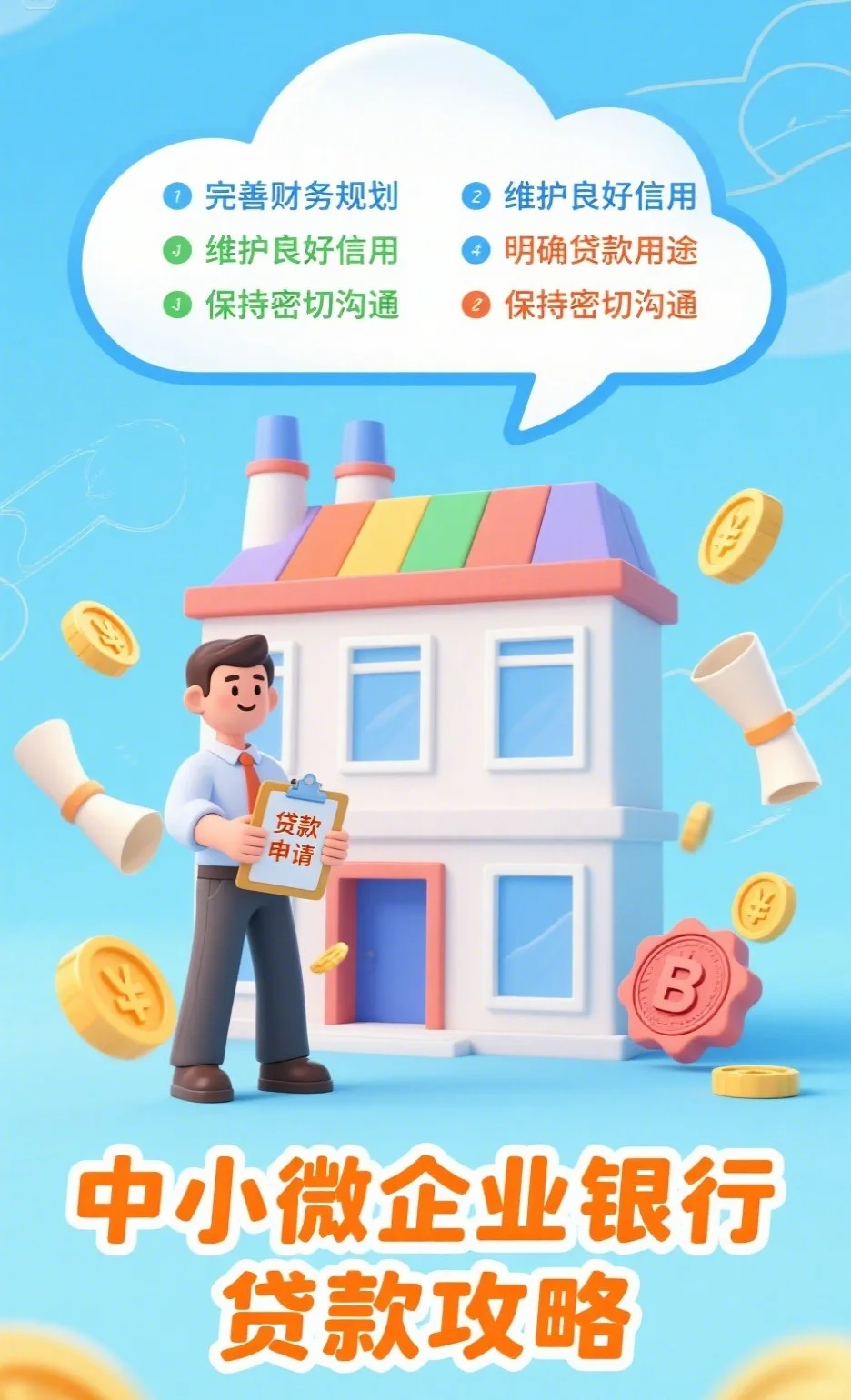 中小微企业主速进❗银行贷款攻略码住