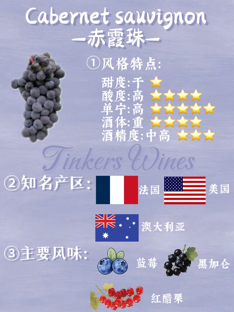 酿酒葡萄?上千种，看完这篇你就懂❗️