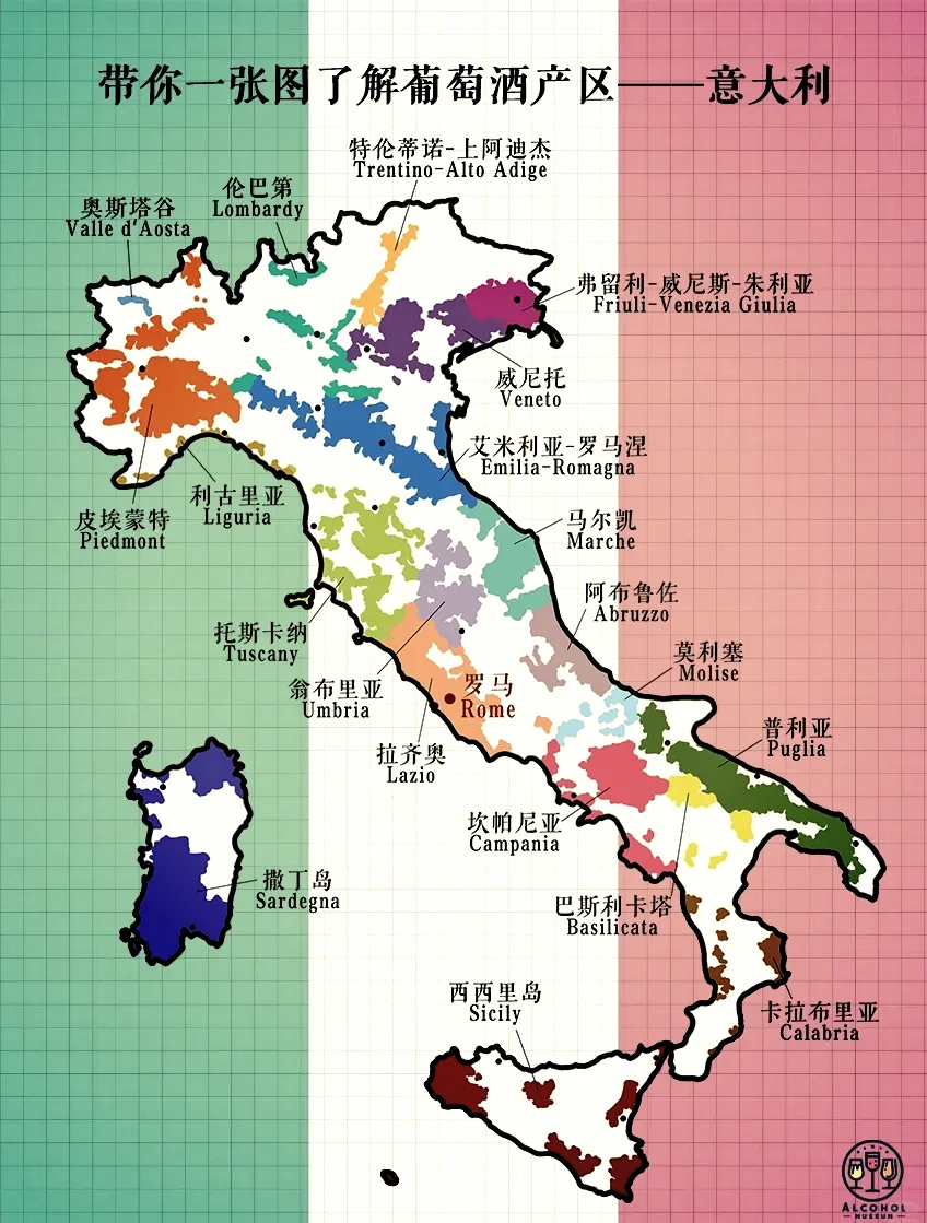 葡萄酒的主要产区