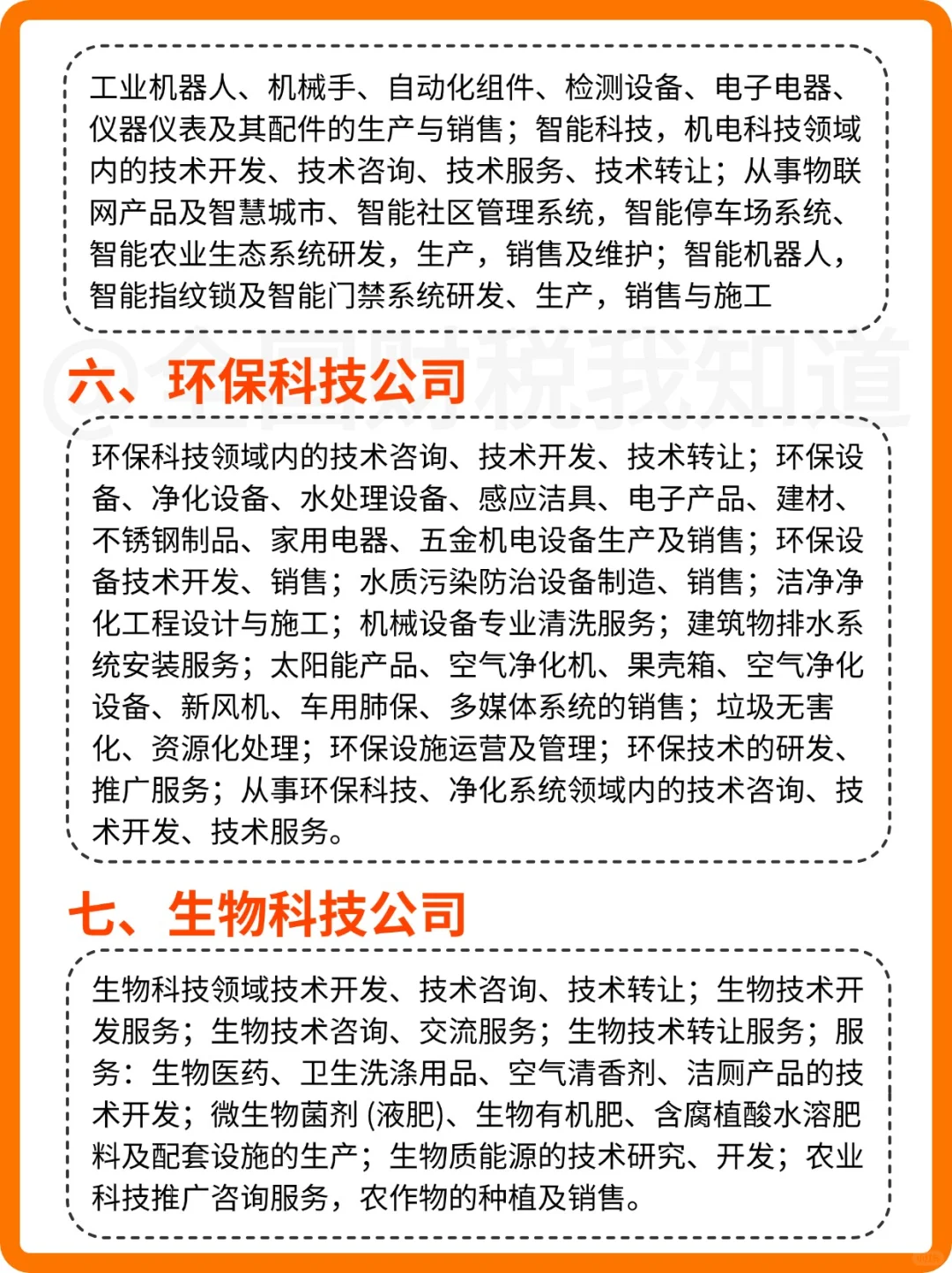 科技公司经营范围不会写？都整理在这了❗
