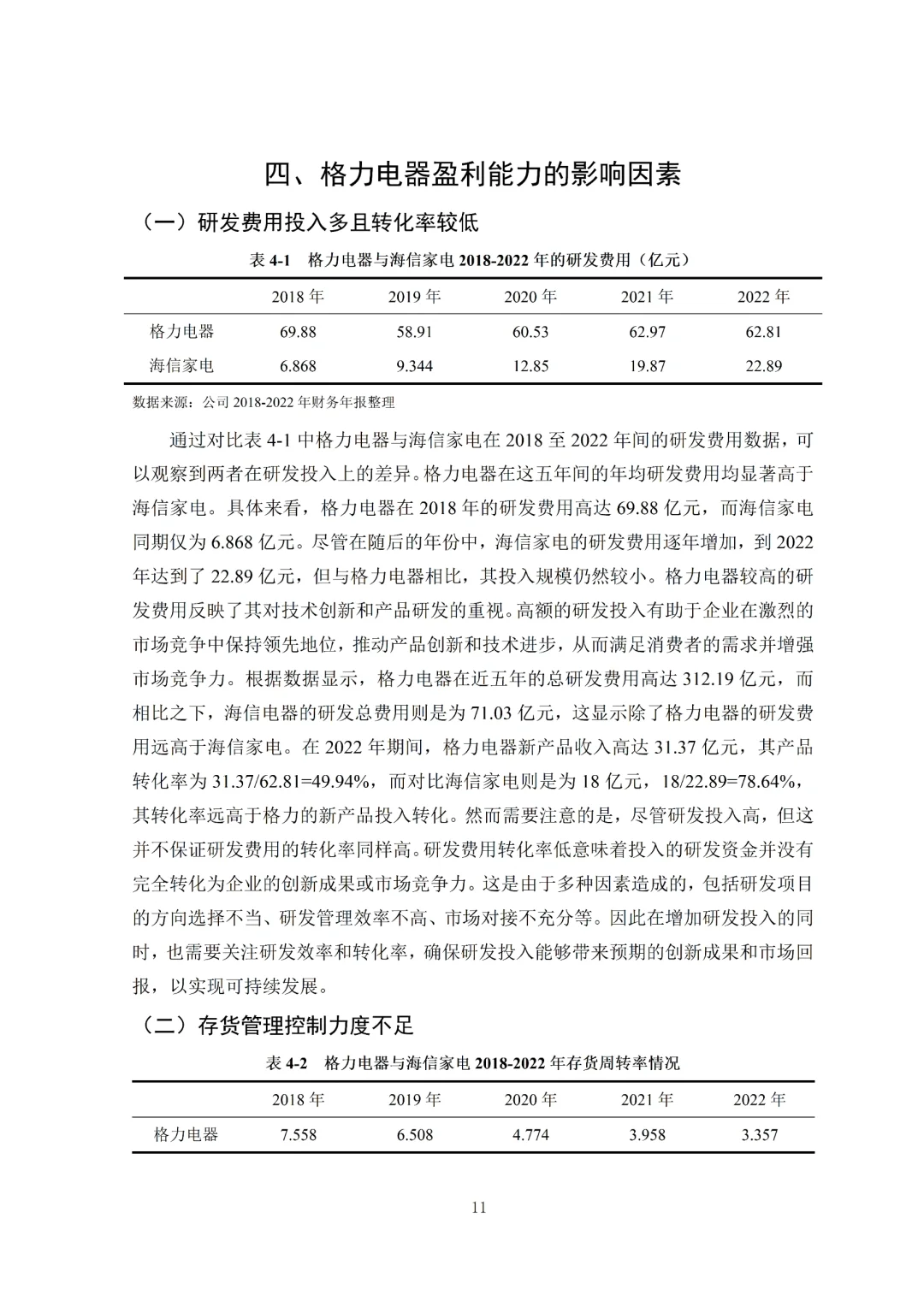 导师夸的盈利能力分析论文