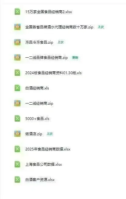 酒水行业资源 品牌酒水经销商代理商