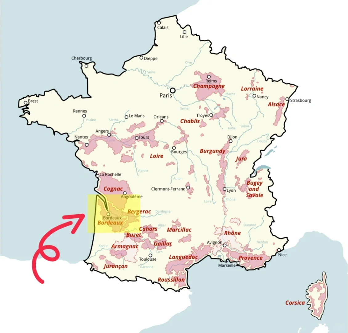 葡萄酒产区学习(五):波尔多Bordeaux