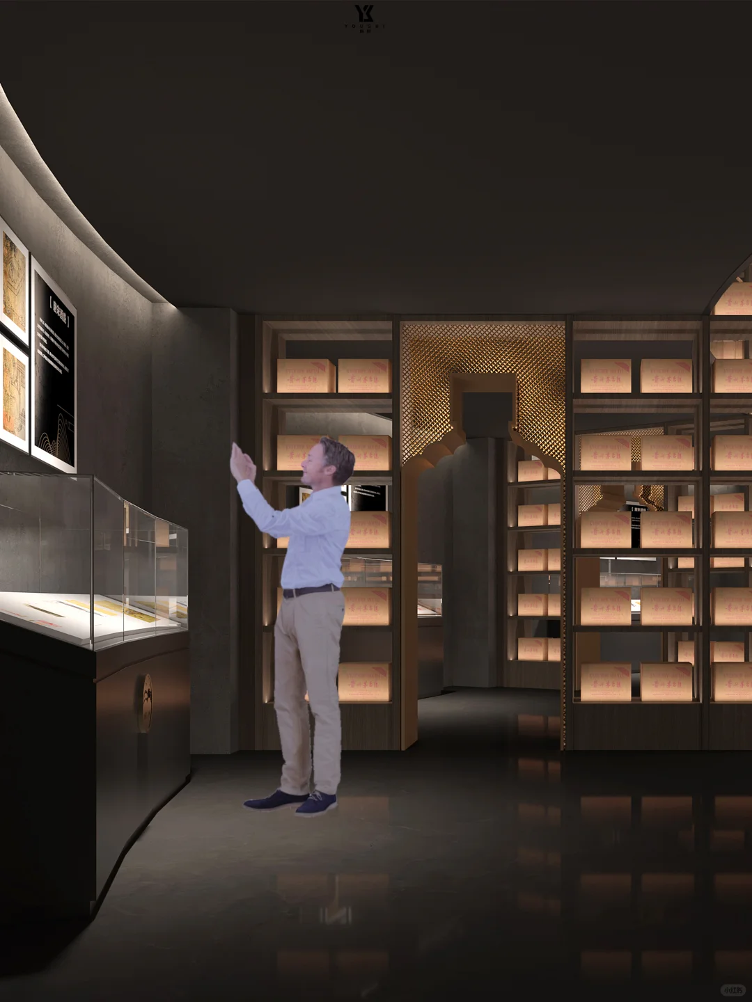 茅台展厅设计｜穿越旋转时空的酒香