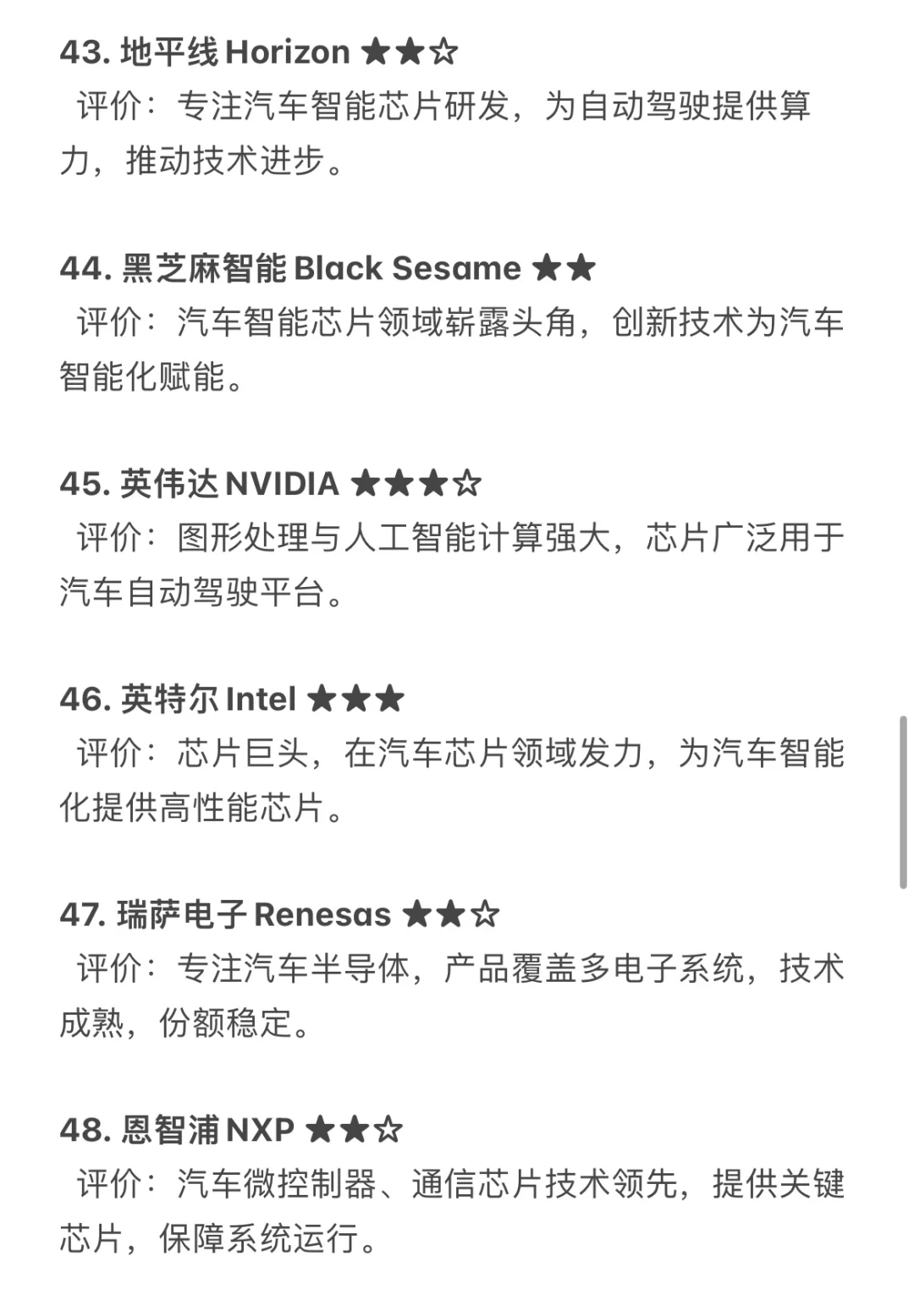 汽车行业Tier1类推荐就业企业汇总,求职干货