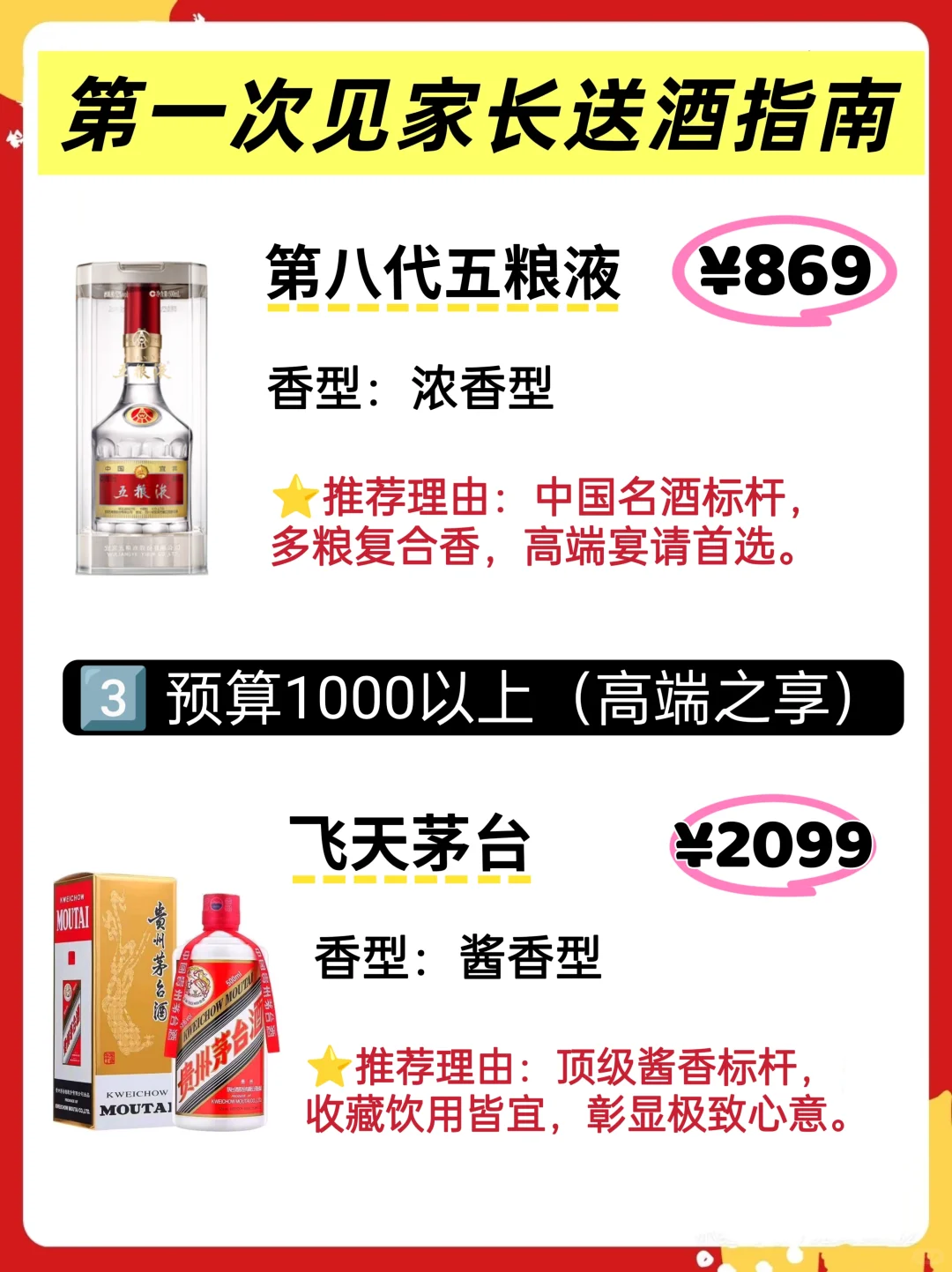 见家长见长辈送什么酒?照着选准没错!