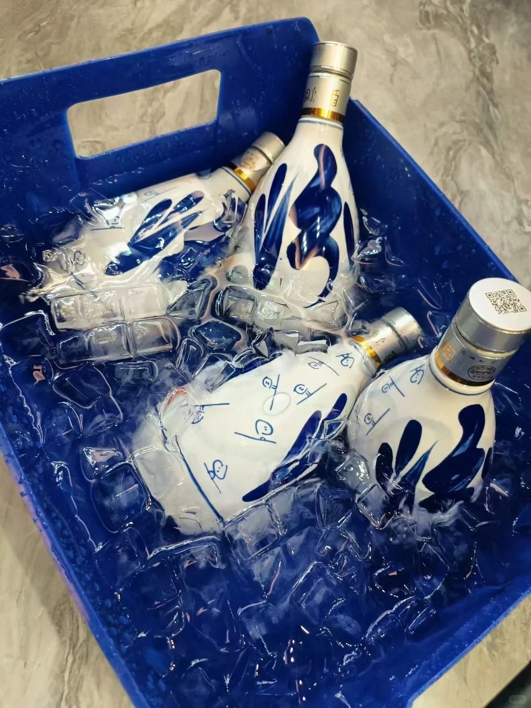 青花20冰着喝竟然会这样!!!