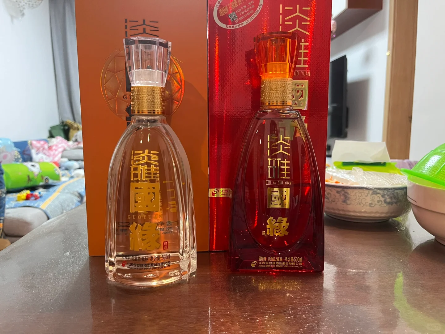 国缘淡雅新老包装