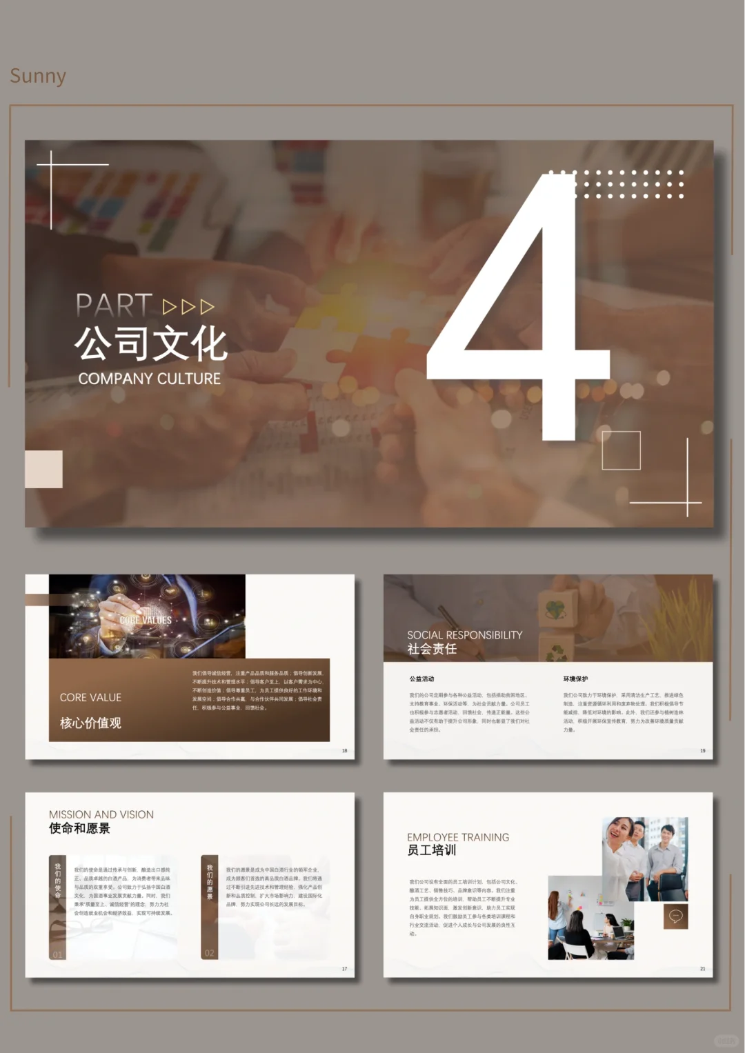 新中式白酒酿造公司介绍商业计划书PPT
