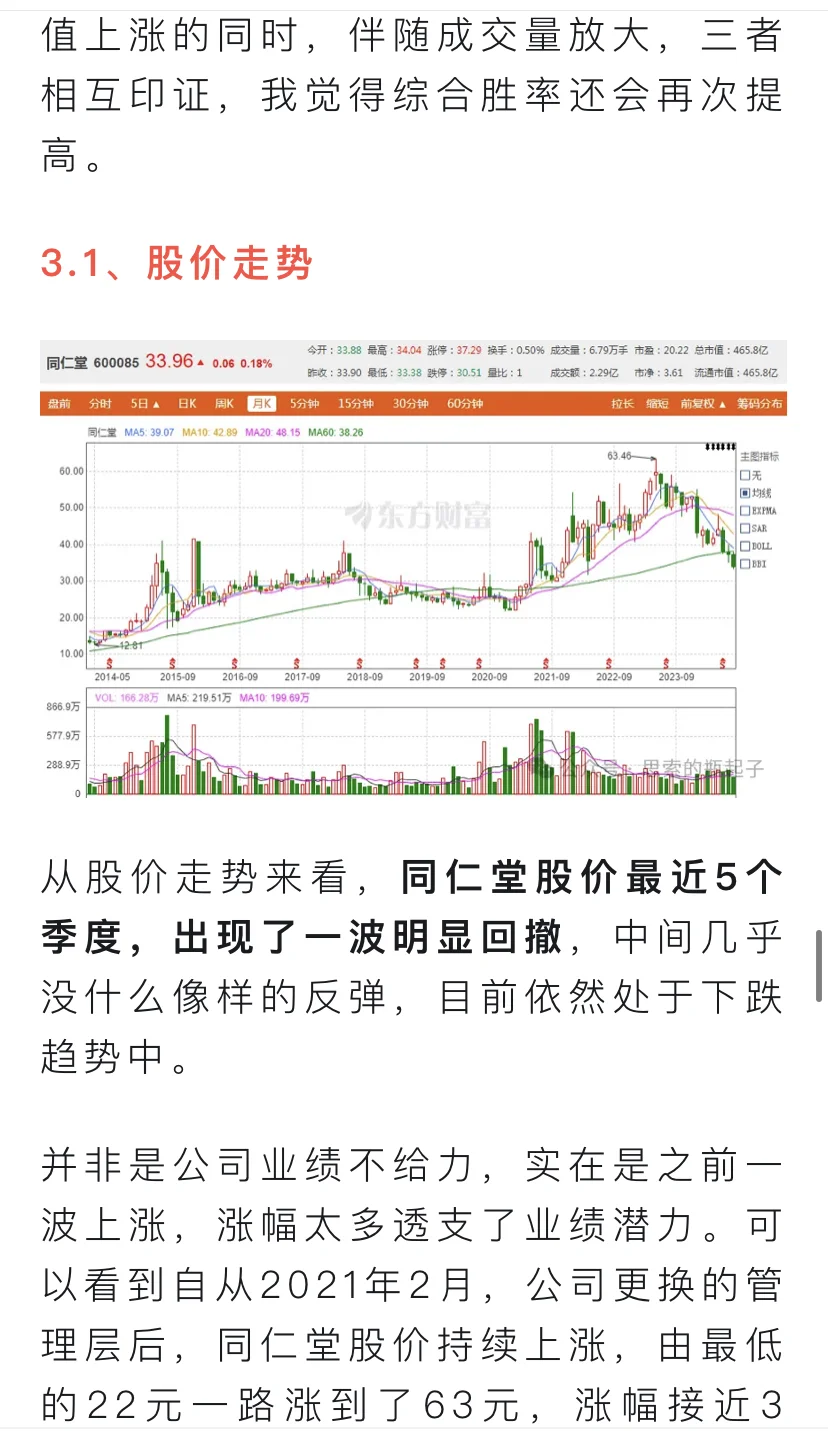「同仁堂」中药老字号的估值探讨