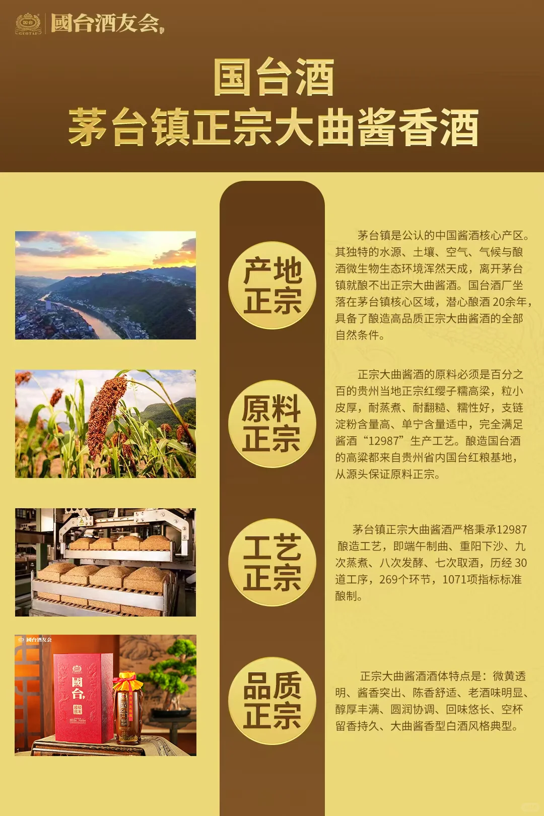 ?国台，茅台镇正宗大曲酱香酒