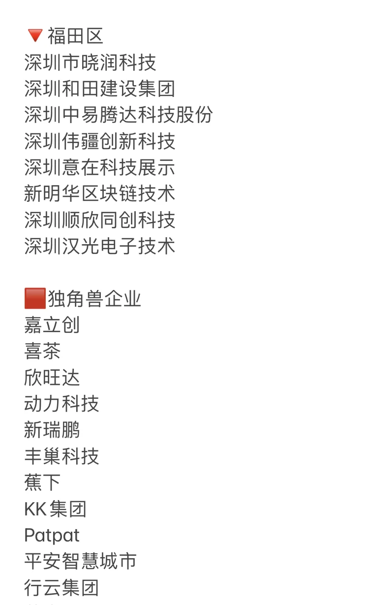 深圳值得去的中小企业