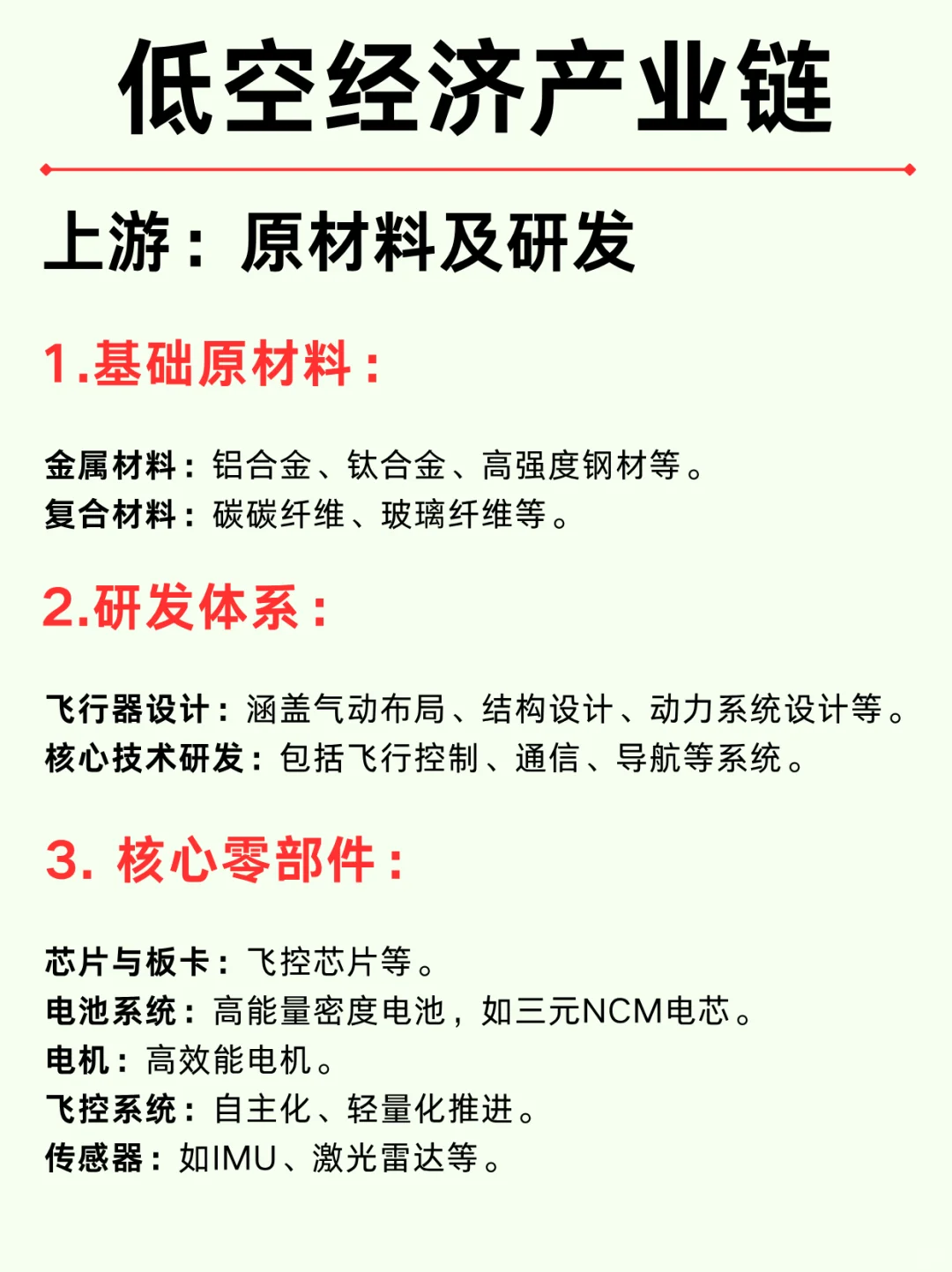 低空经济九大龙头企业和产业链分析
