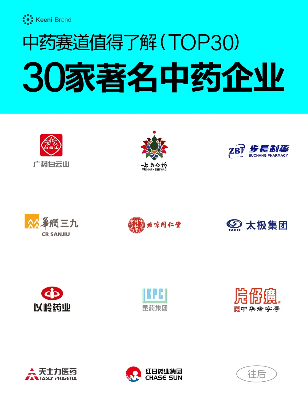 ???30家著名中药企业