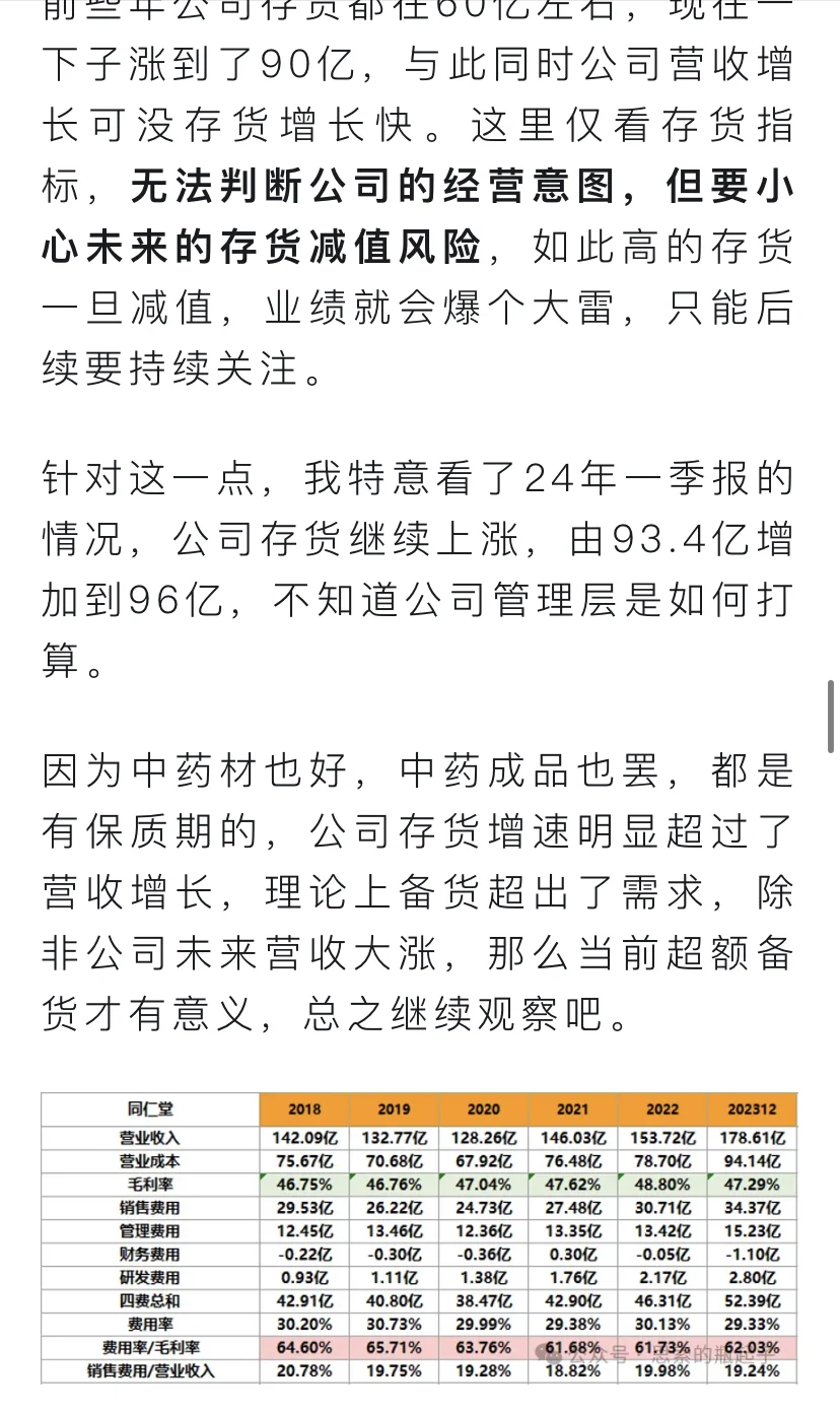 「同仁堂」中药老字号的估值探讨