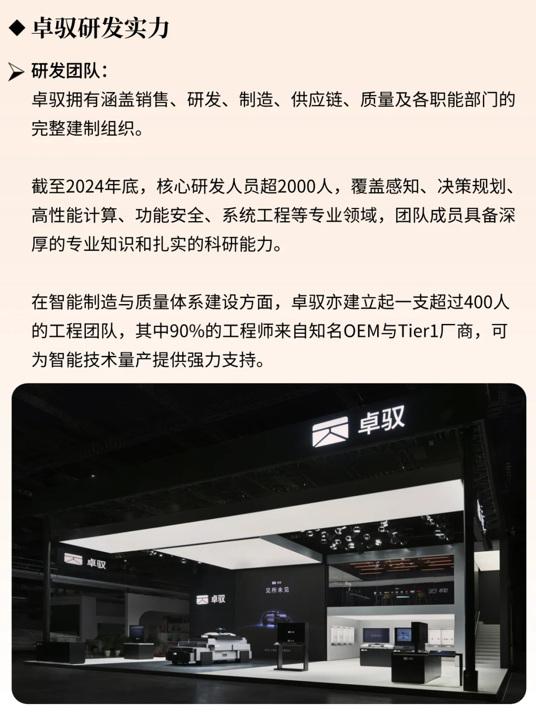 一天吃透一家风口企业 NO.1 卓驭科技