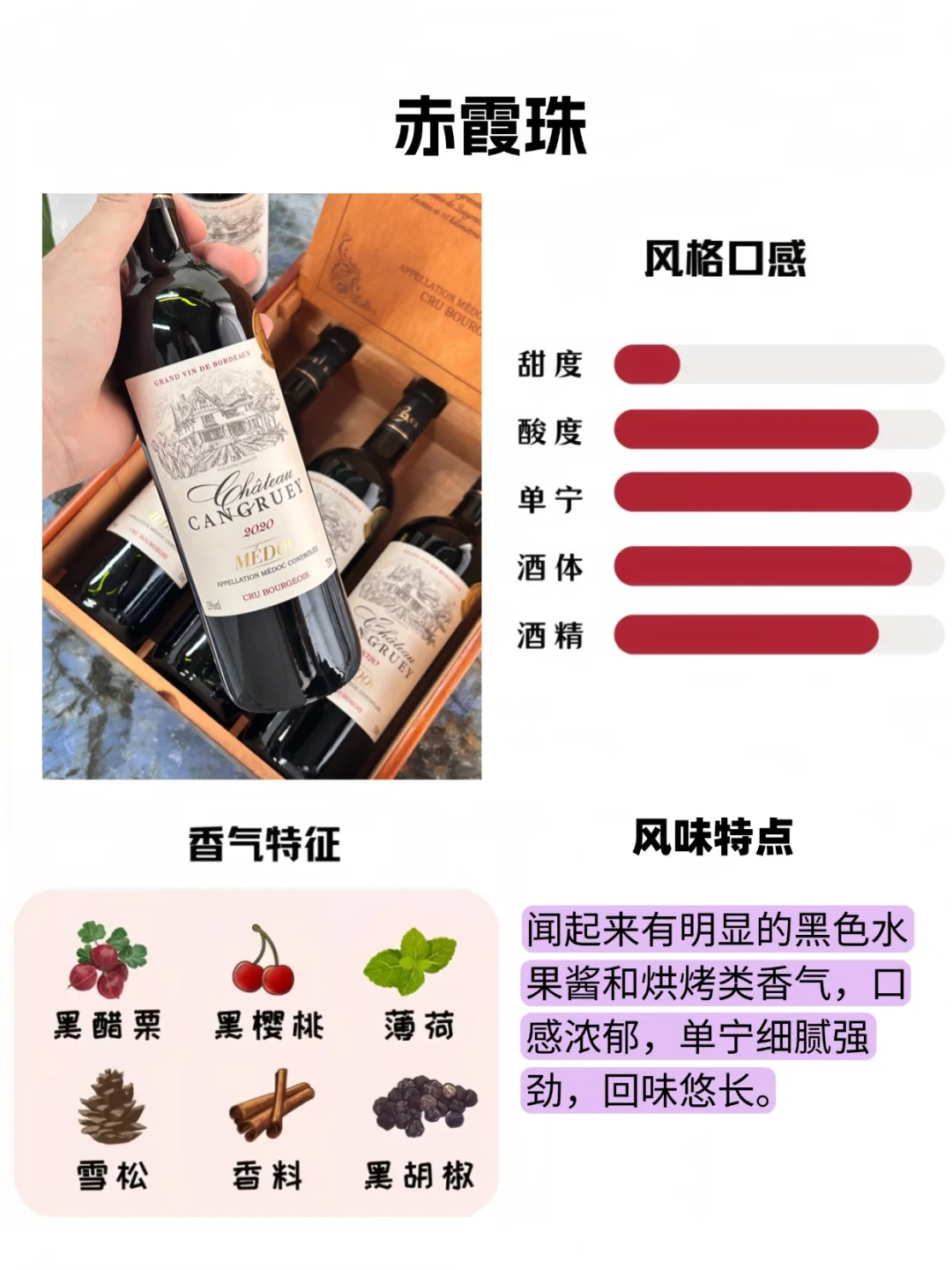 世界8大葡萄品种香气风味，葡萄酒干货?