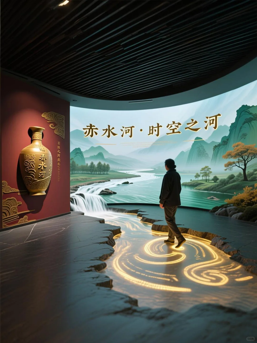一座沉浸式酒文化体验馆的时空酿造之旅！