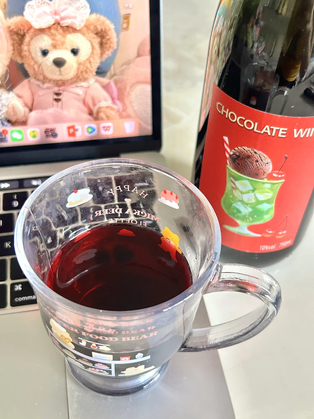 巧克力红酒我先干为敬！