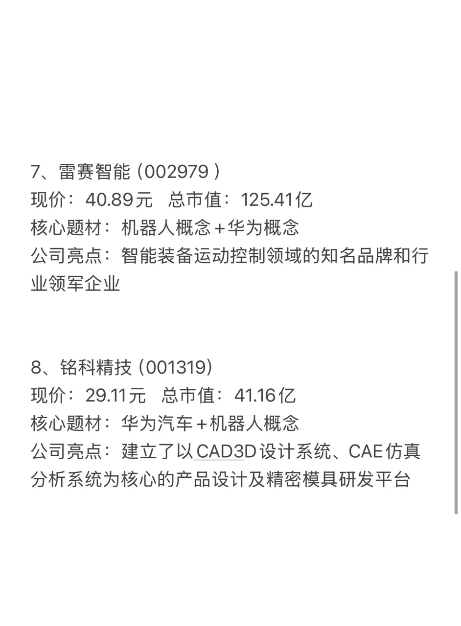 未来我看好的10只潜力谷(名单)