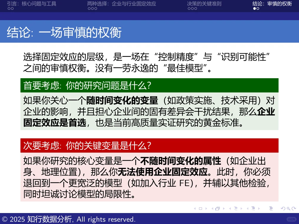 固定到企业？行业？什么时候应该怎么做？