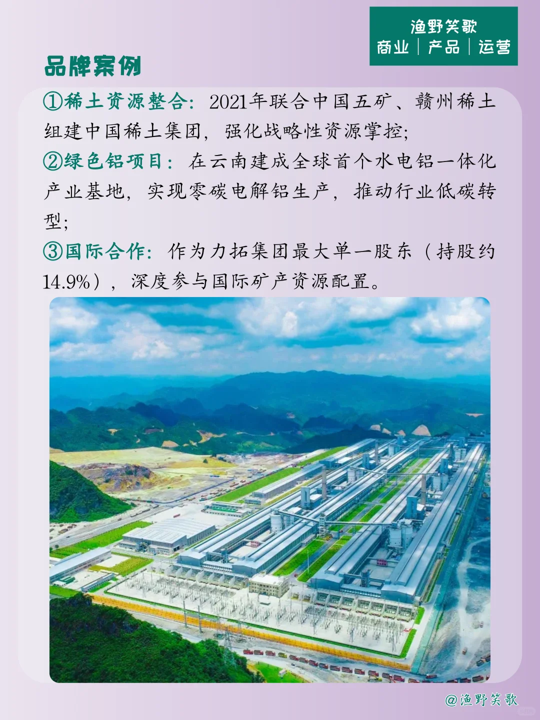 每天认识一个品牌案例，No.166：中国铝业