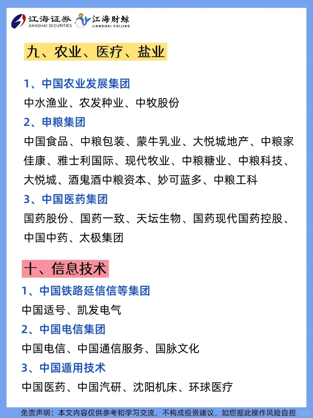 ?中央高度控股-10大行业上市公司梳理❗️
