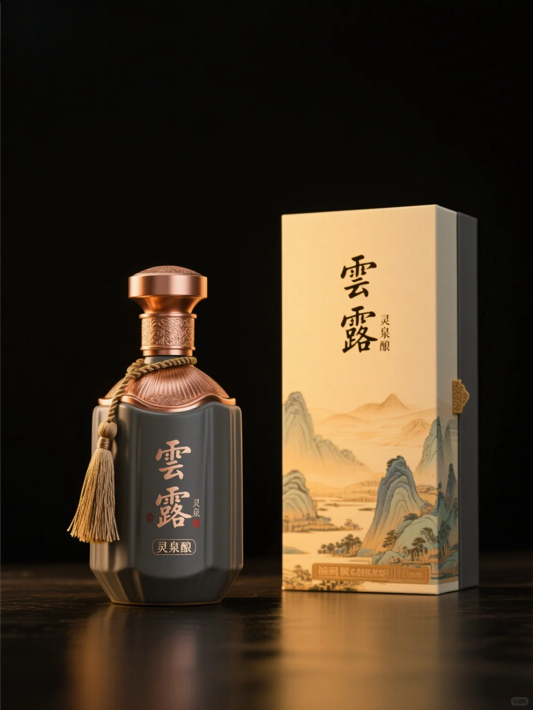 原创设计｜酒包装设计把山水韵味的装进去