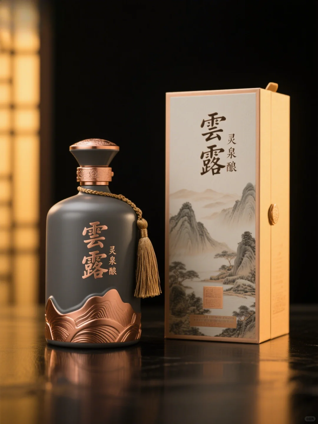 原创设计｜酒包装设计把山水韵味的装进去