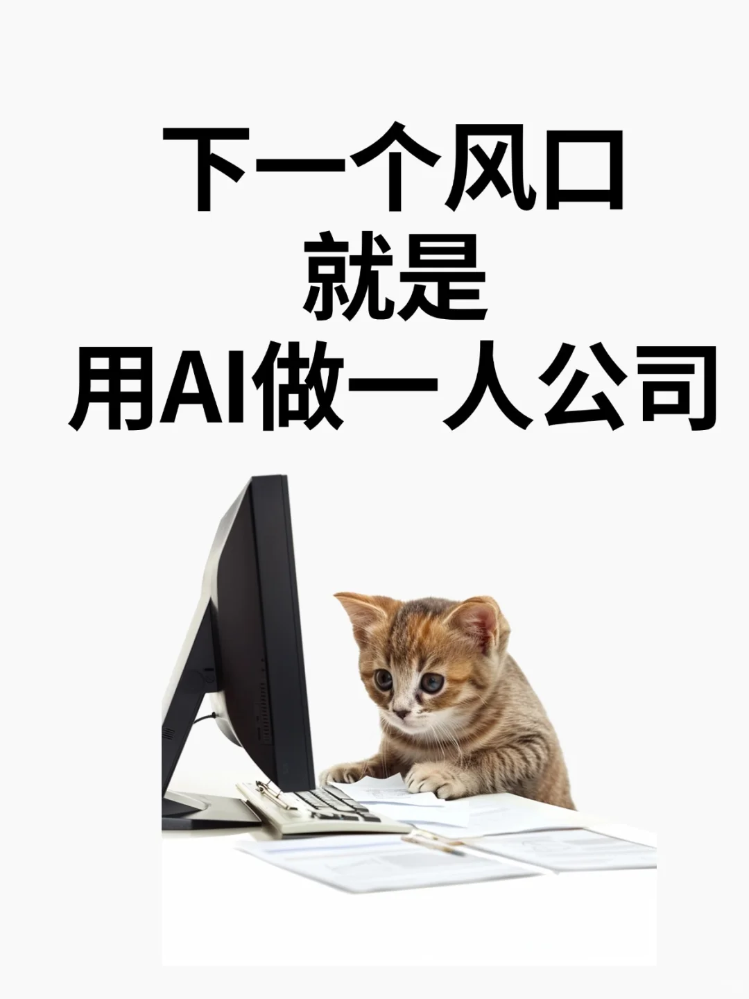 2025年用AI做一人公司，下一个创业风口！