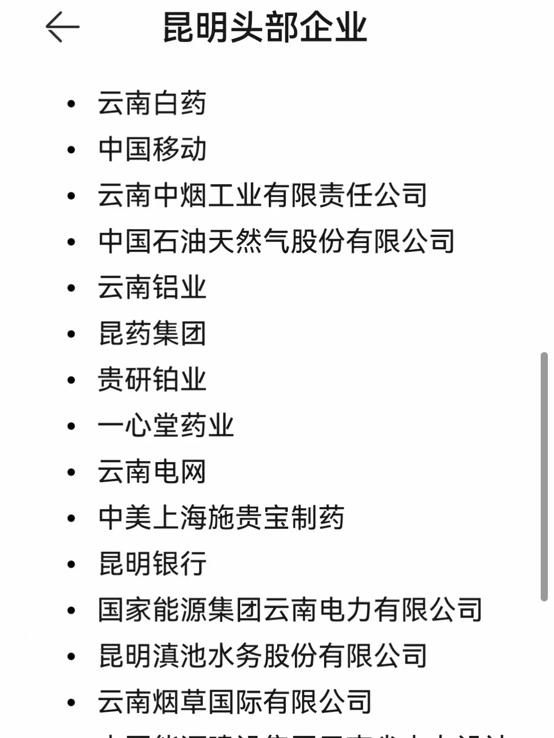 昆明头部企业