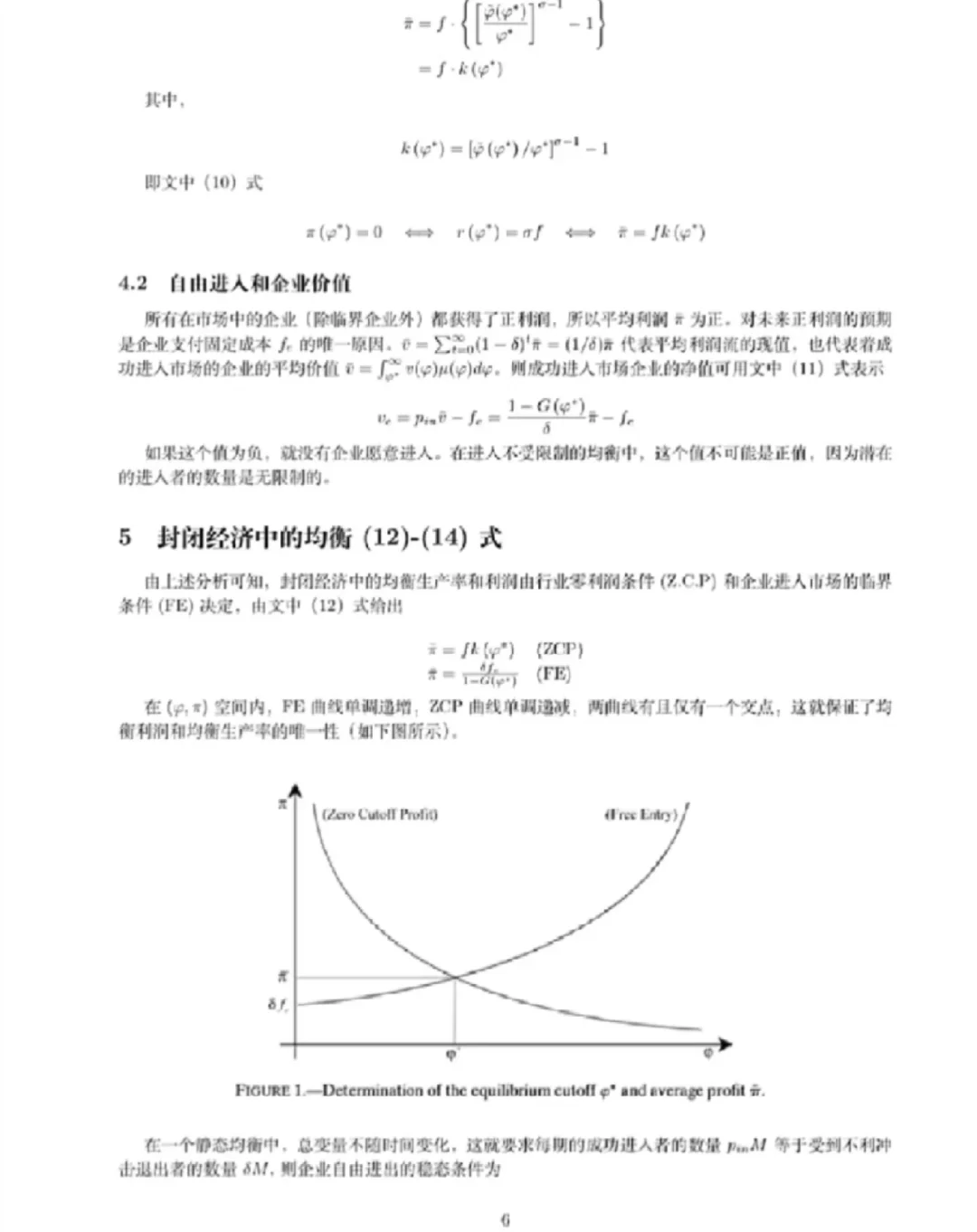 Melitz模型（企业异质性贸易模型）