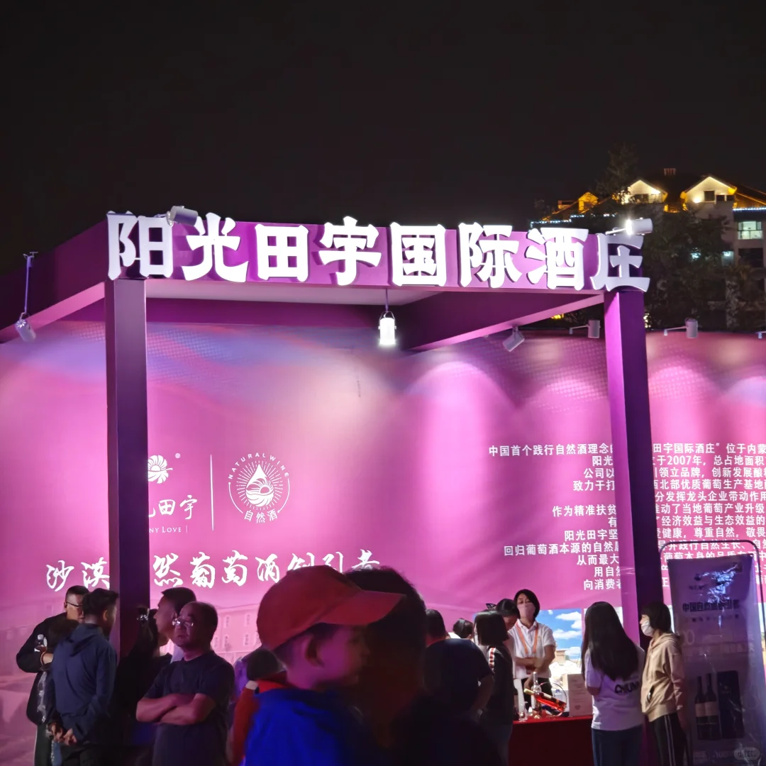 沙漠葡萄酒节很热闹,主要是喝好了。