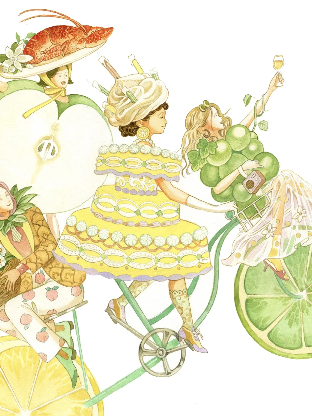 揭晓“??雷司令590岁生日”水彩插画海报