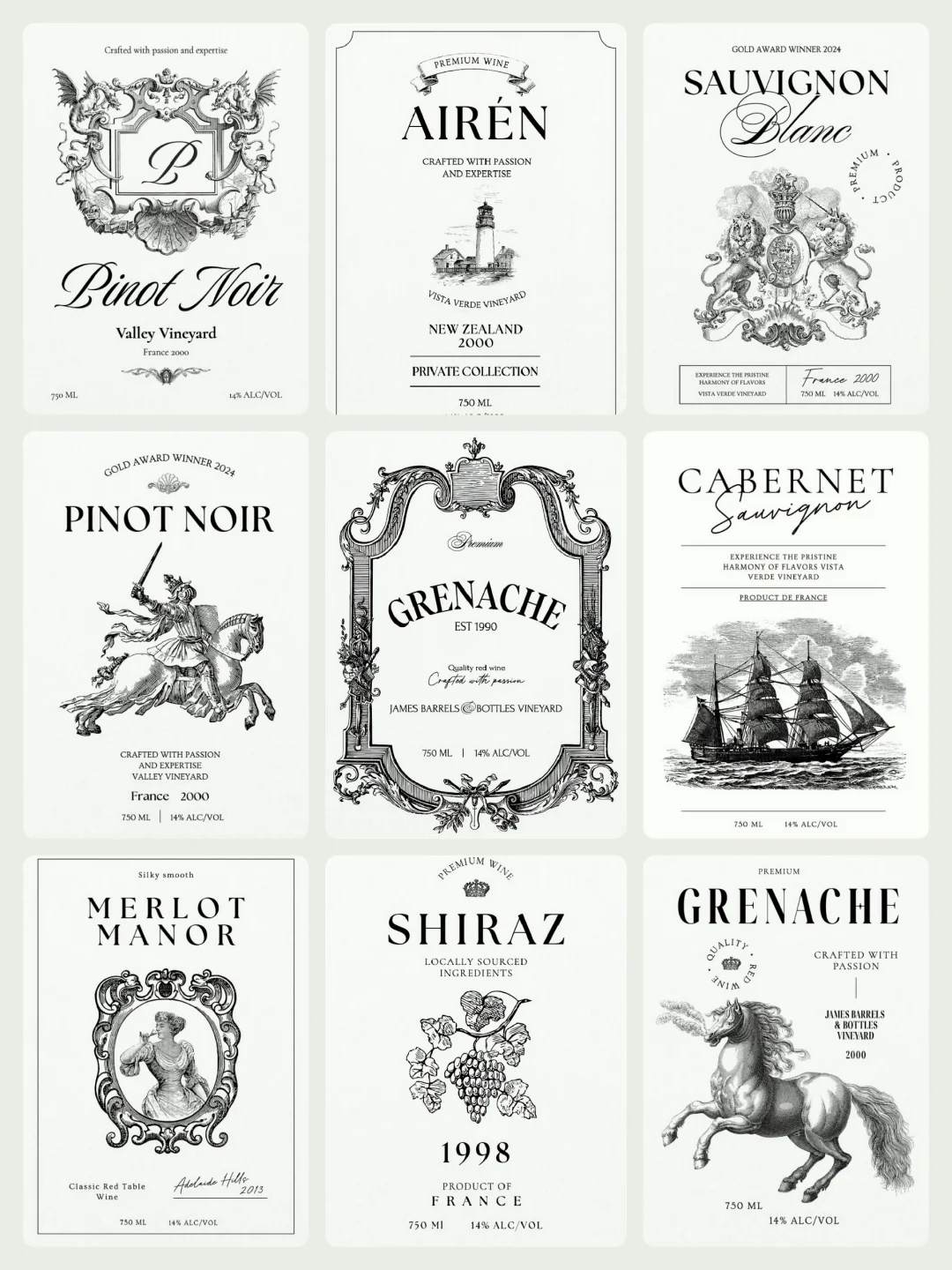 ?葡萄酒酒标，如何用画面吸引消费者？