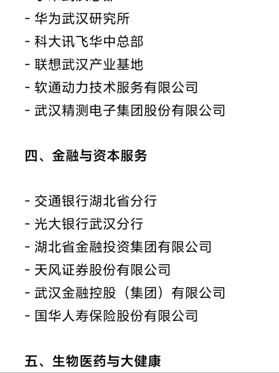 顶级企业盘点—武汉