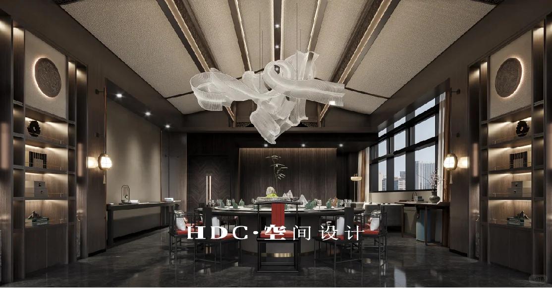 中式美学与现代奢华完美邂逅—茅台展厅设计