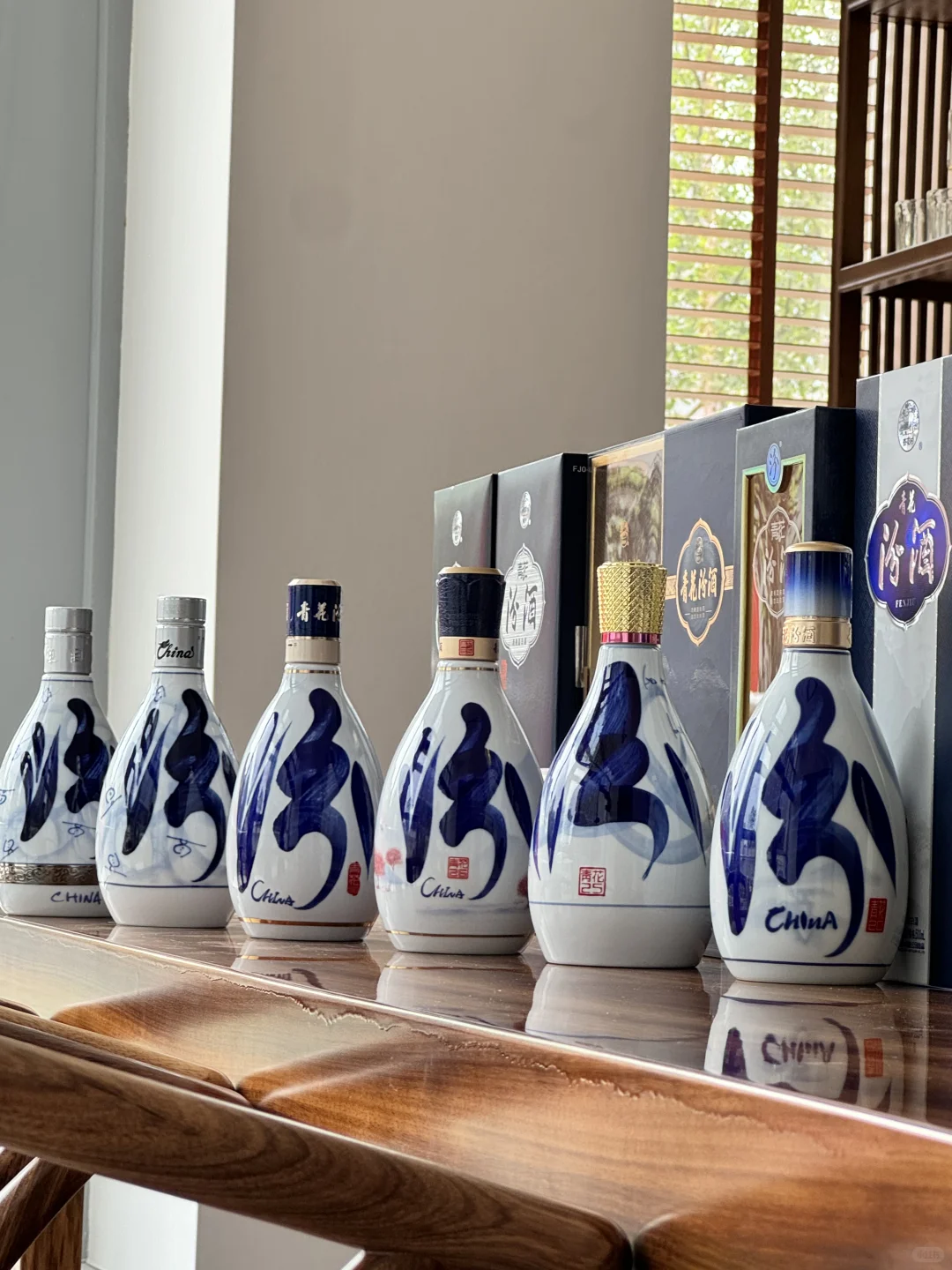 汾酒酒瓶颜值是白酒届的天花板了吧