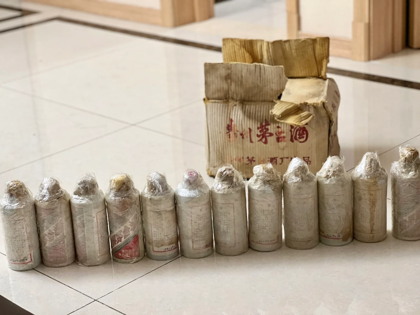 爷爷的1986年老茅台 沉淀着岁月的痕迹