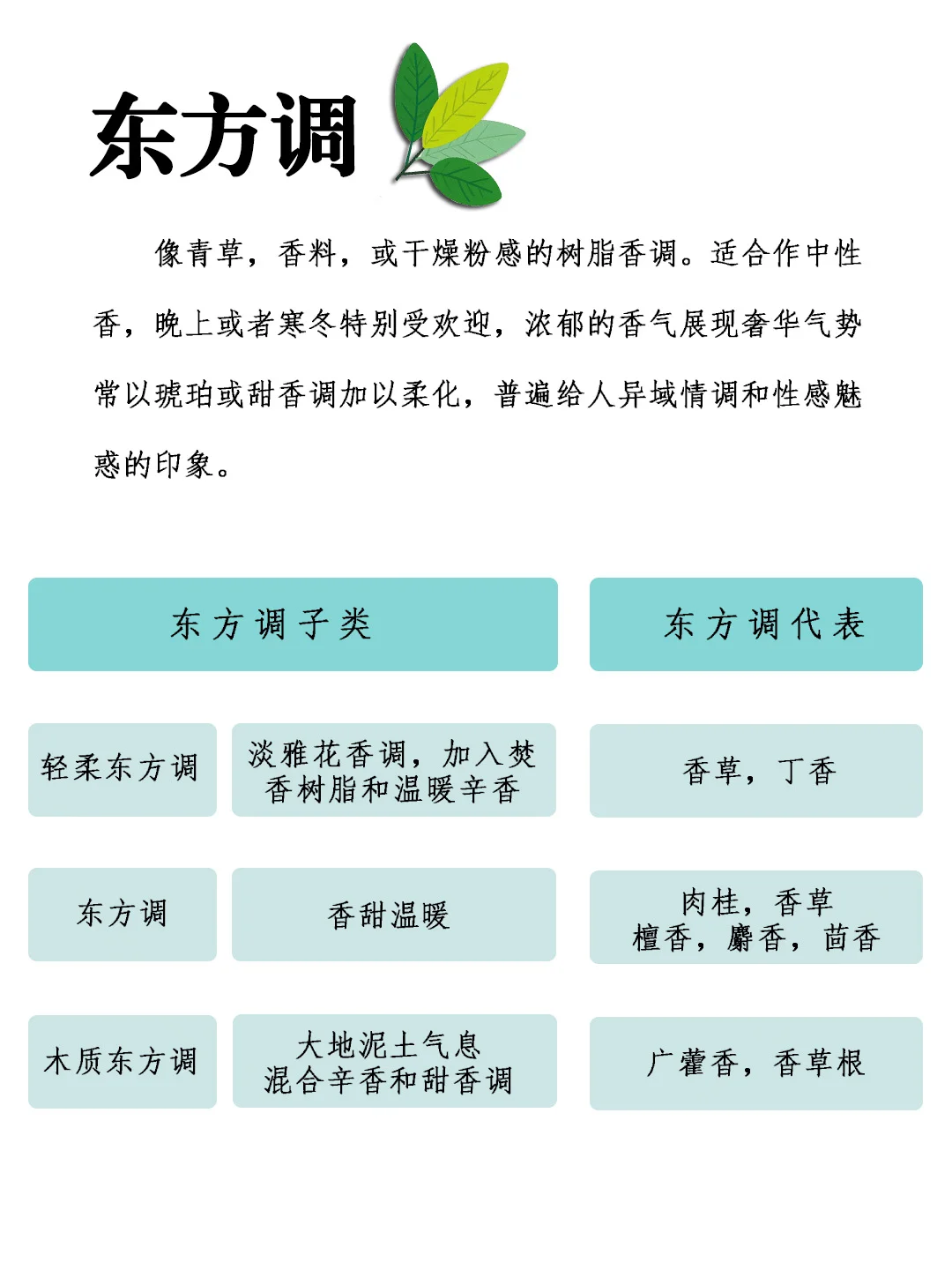 超详细的12种香调分类!你用的香香是哪类呢