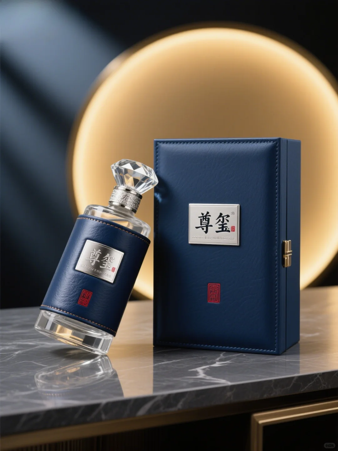 做出了一款客户很满意的酒水包装设计