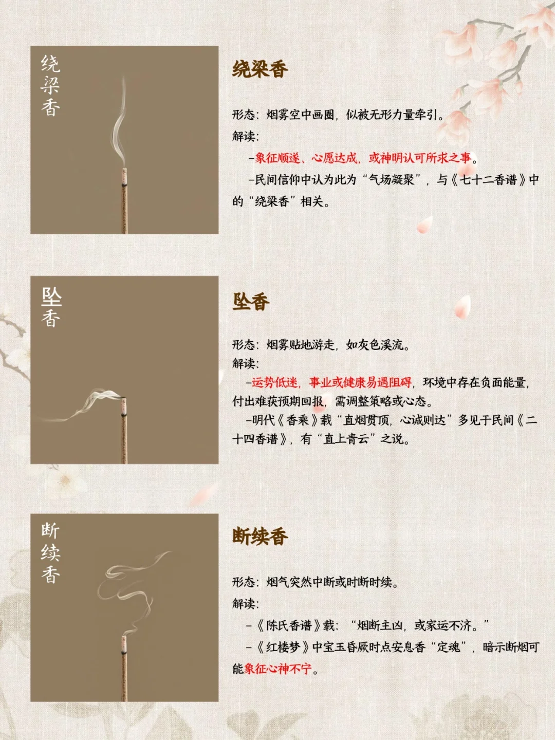 用一根香来测测测你家磁场好坏