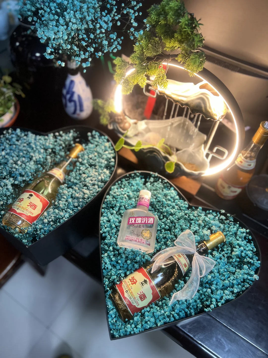 玫瑰汾和桂花汾礼盒版