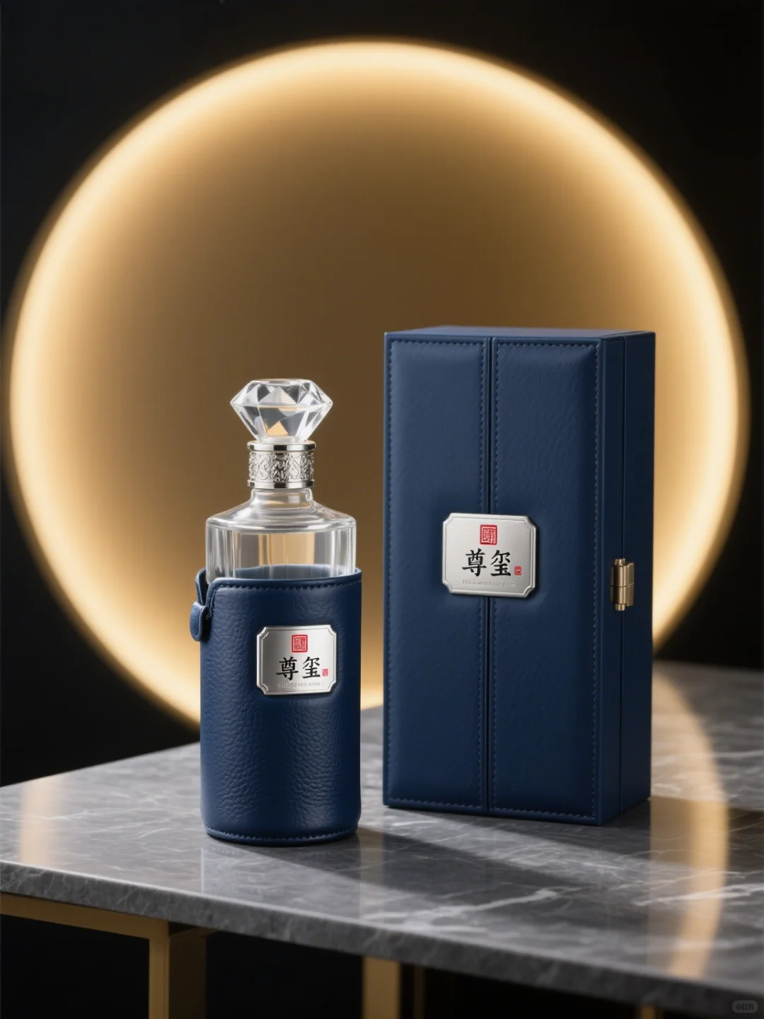 做出了一款客户很满意的酒水包装设计