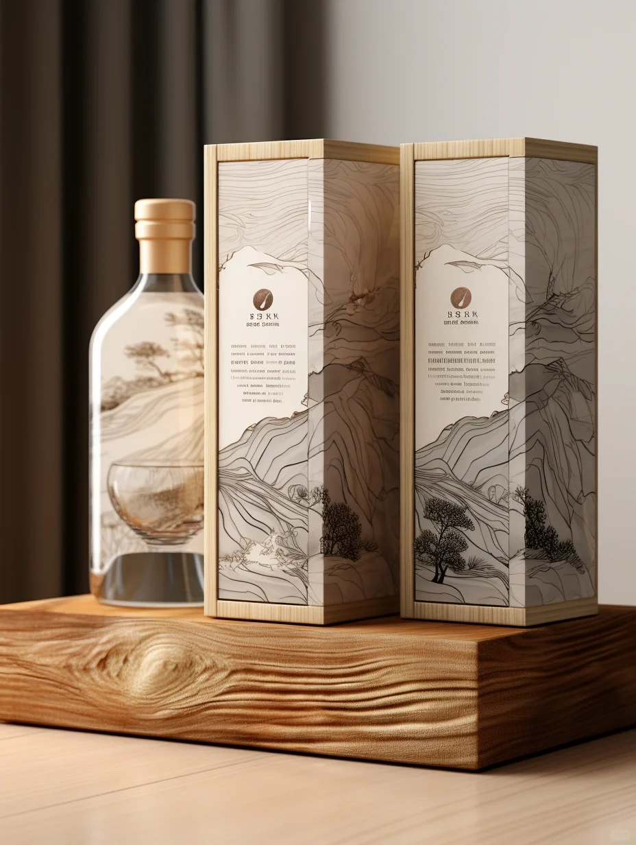 原创｜小瓶白酒包装设计｜白酒礼盒包装设计