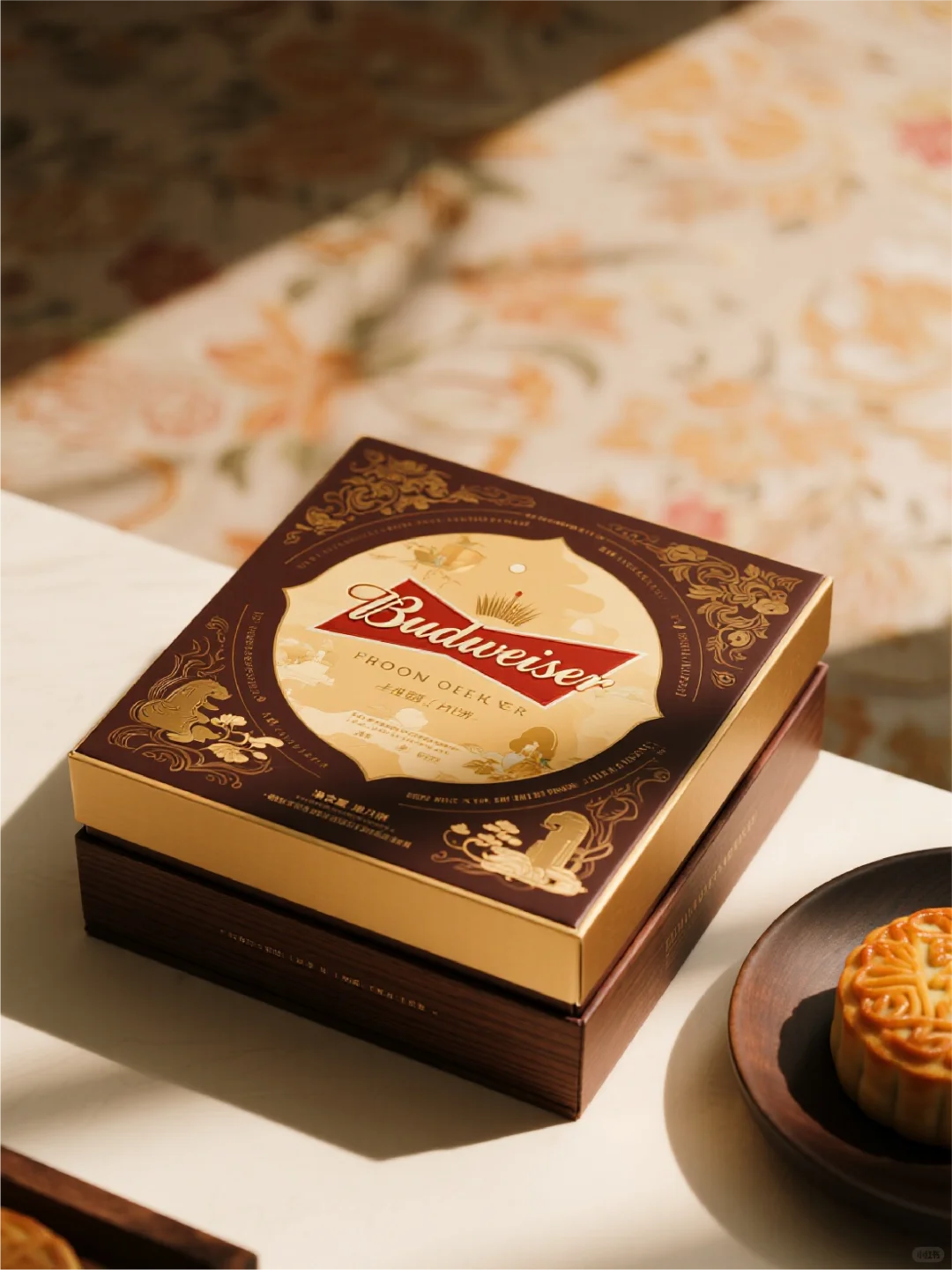 AIGC中秋节酒品类礼盒包装风格探究